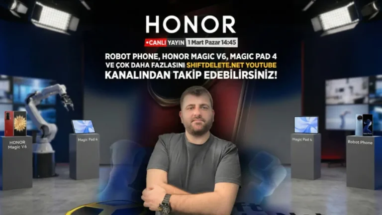 HONOR Robot Phone ve Magic V6 Modelleri Tanitildi