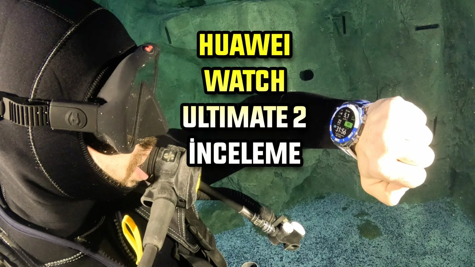 Huawei Watch Ultimate 2 İle 150 Metreye Dalıp Mesaj Gönderilebiliyor