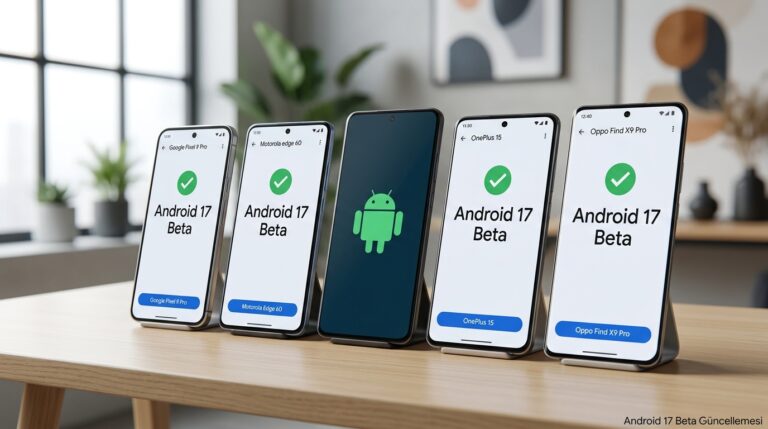 Android 17 Beta Güncellemesi Alacak Telefonlar