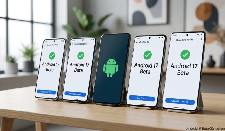 Android 17 Beta Güncellemesi Alacak Telefonlar