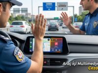Araç İçi Multimedya Ekran Cezası İptal