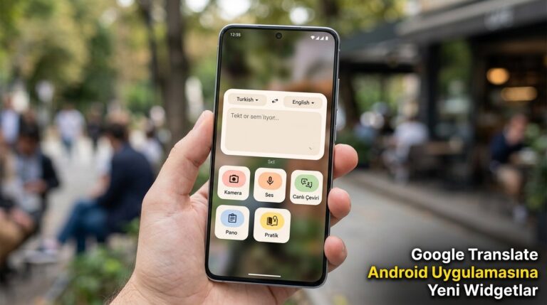 Google Translate Android Uygulamasına Yeni Widgetlar