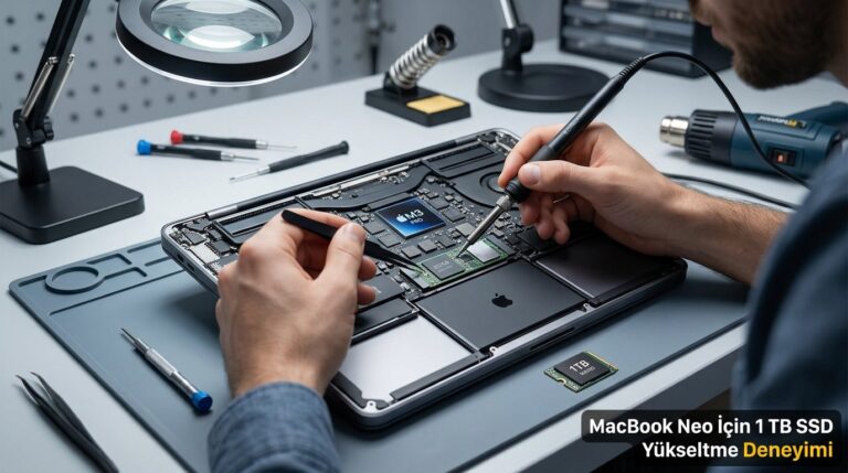 MacBook Neo İçin 1 TB SSD Yükseltme Deneyimi