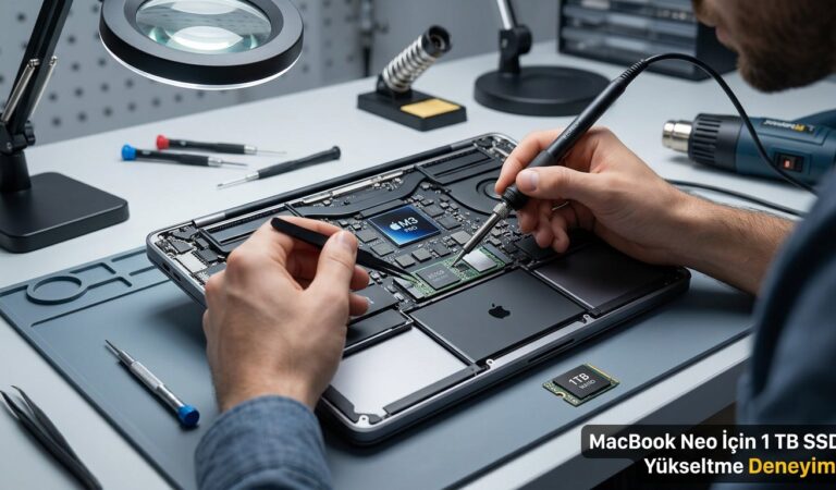 MacBook Neo İçin 1 TB SSD Yükseltme Deneyimi