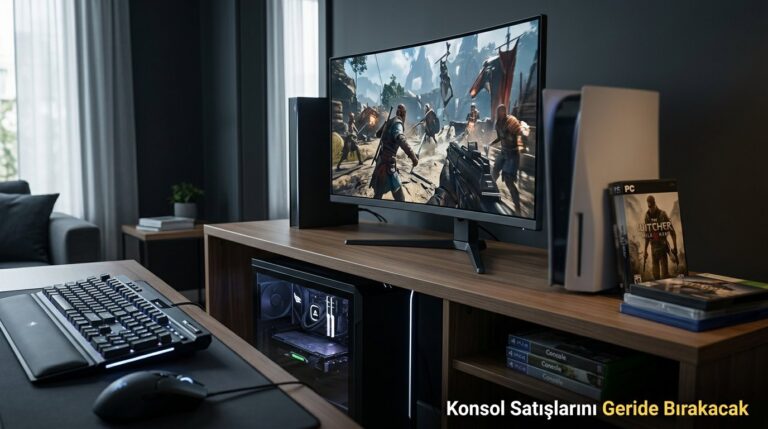 PC Oyun Pazarı 2028'de Konsol Satışlarını Geride Bırakacak