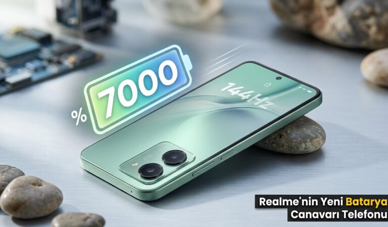 Realme’nin Yeni Batarya Canavarı Telefonu Geliyor
