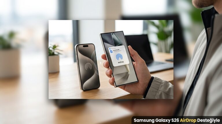 Samsung Galaxy S26 AirDrop Desteğiyle Geliyor