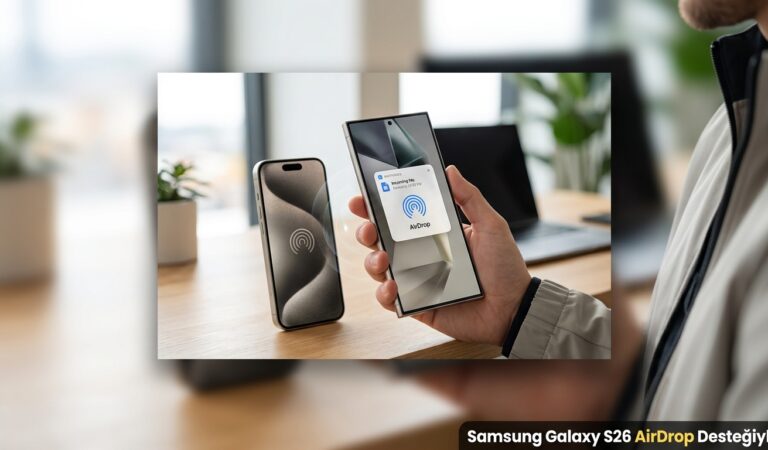 Samsung Galaxy S26 AirDrop Desteğiyle Geliyor