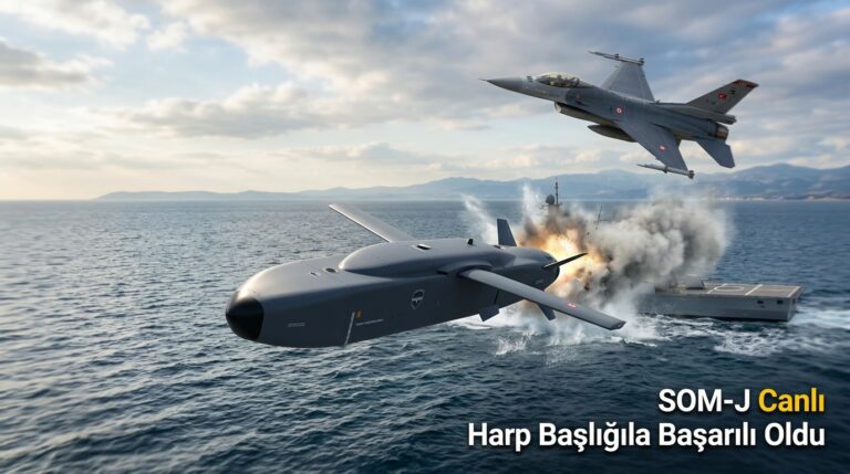 SOM-J Füzesi Canlı Harp Başlığıyla Başarılı Oldu