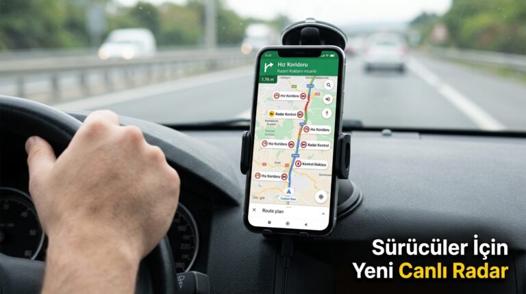 Sürücüler İçin Yeni Canlı Radar Haritası Geldi
