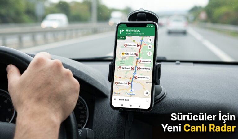 Sürücüler İçin Yeni Canlı Radar Haritası Geldi