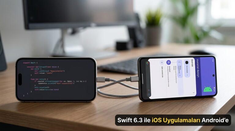 Swift 6.3 ile iOS Uygulamaları Android'e Taşınıyor