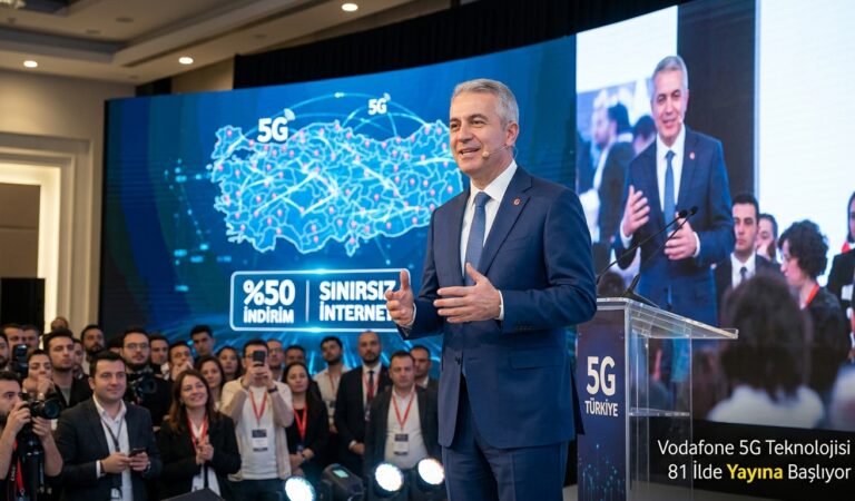Vodafone 5G Teknolojisi 81 İlde Yayına Başlıyor
