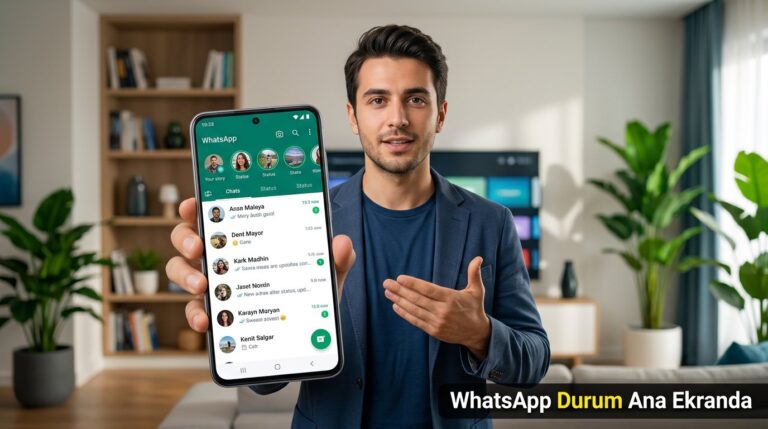 WhatsApp Durum Özelliği Ana Ekrana Taşınıyor