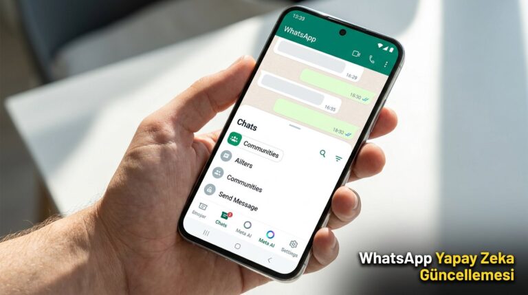WhatsApp Yapay Zeka Güncellemesi ile Değişiyor