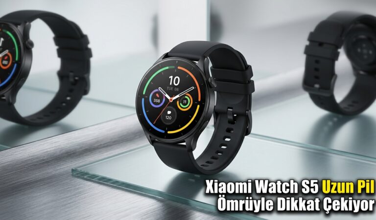 Xiaomi Watch S5 Uzun Pil Ömrüyle Dikkat Çekiyor