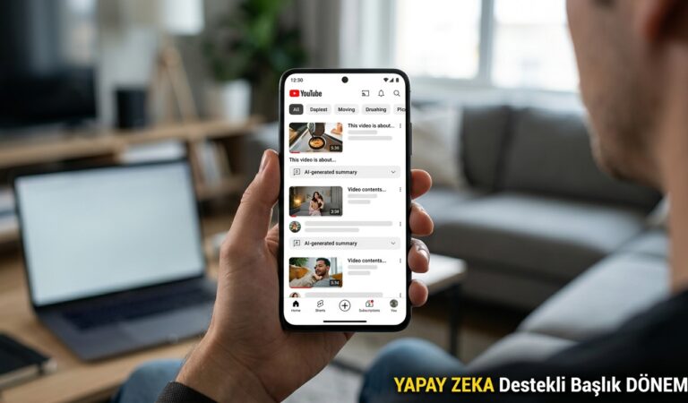 YouTube Yapay Zeka Destekli Başlık Dönemini Başlatıyor