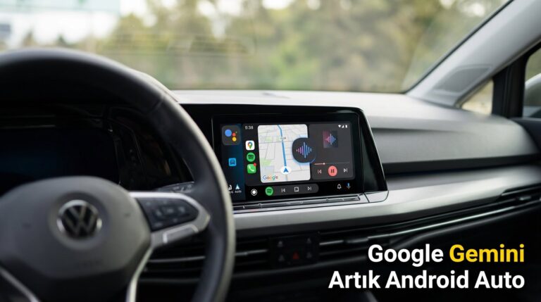 Google Gemini Artık Android Auto ile Kullanılabiliyor