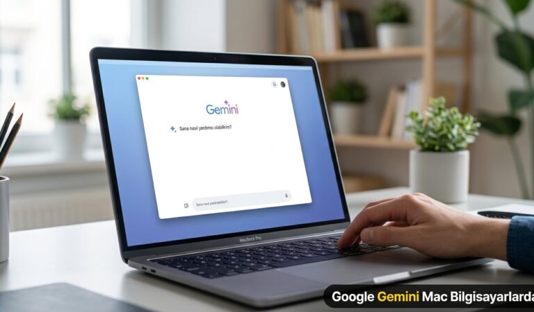 Google Gemini Artık Mac Bilgisayarlarda