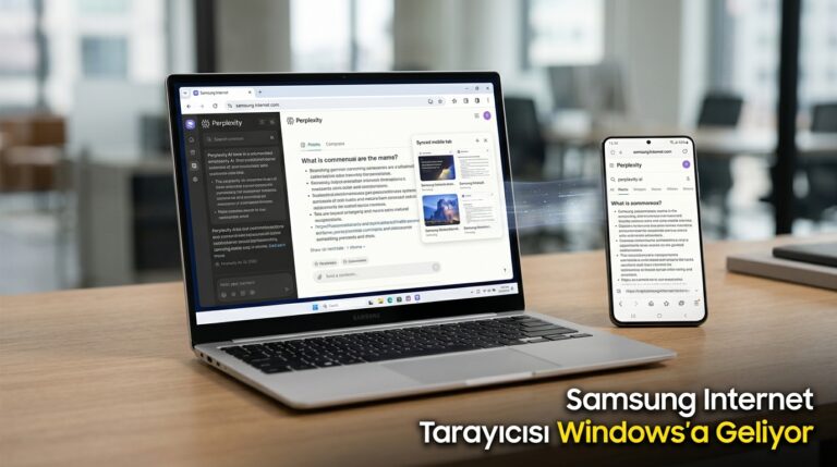Samsung Internet Tarayıcısı Windows'a Geliyor
