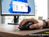 Windows 11 Dokunsal Geri Bildirim Desteği Alıyor