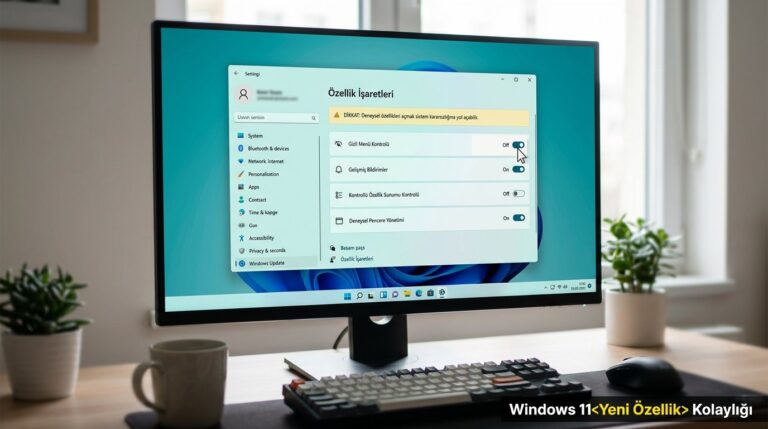 Windows 11 Kullanıcılarına Yeni Özellik Kolaylığı