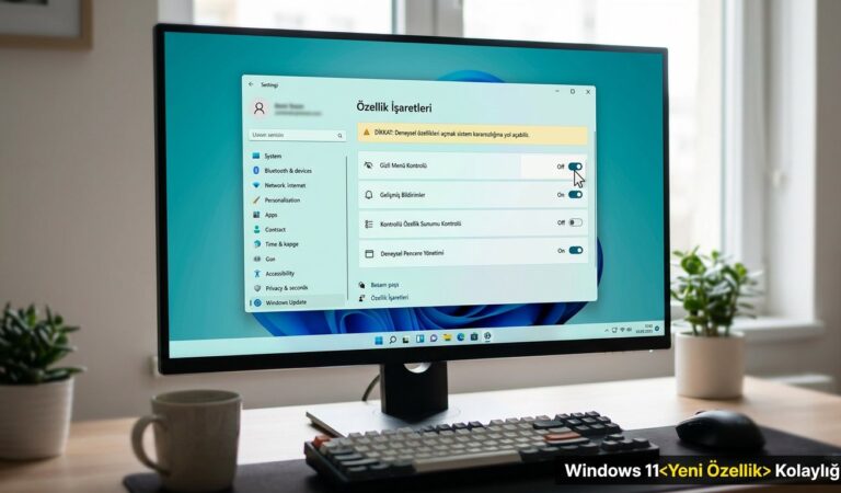 Windows 11 Kullanıcılarına Yeni Özellik Kolaylığı