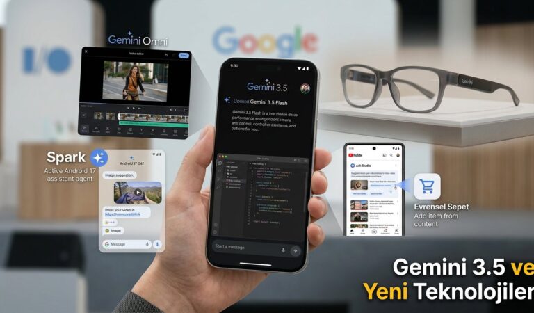 Google I/O 2026 Özeti: Gemini 3.5 ve Yeni Teknolojiler