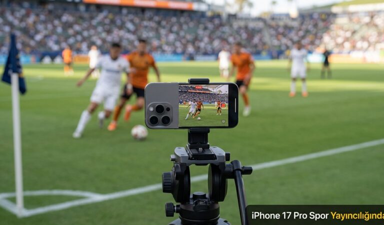 iPhone 17 Pro Spor Yayıncılığında Devrim Yapıyor