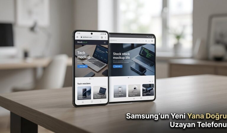 Samsung’un Yeni Yana Doğru Uzayan Telefonu