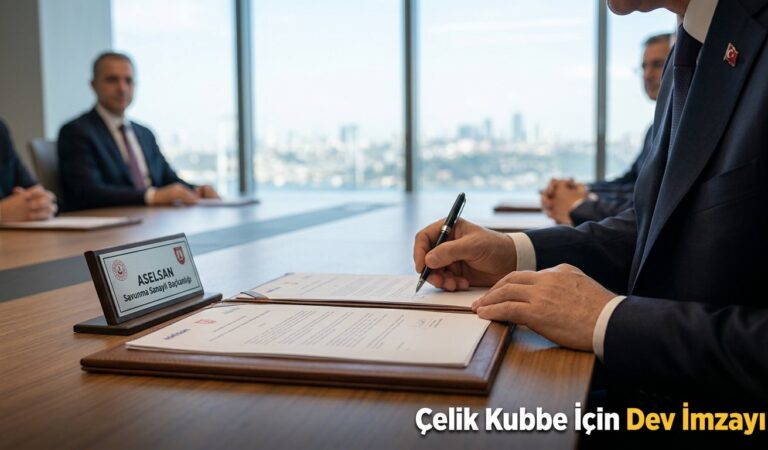 ASELSAN Çelik Kubbe Projesi İçin Dev İmzayı Attı