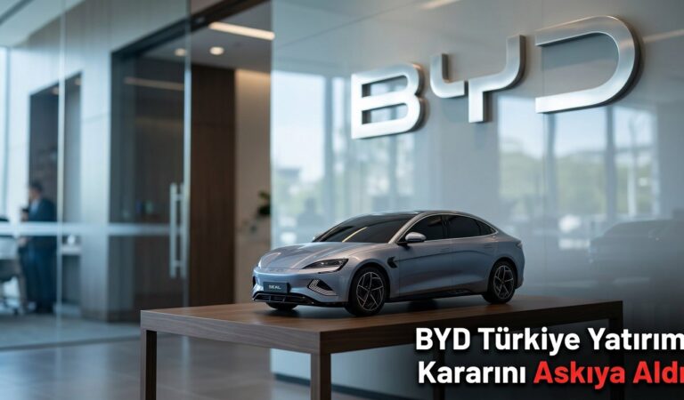 BYD Türkiye Yatırım Kararını Askıya Aldı