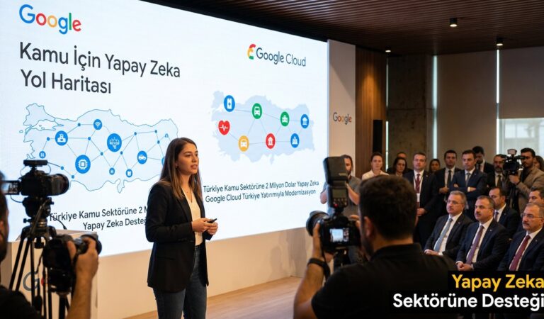 Google Türkiye Kamu Sektörüne 2 Milyon Dolar Yapay Zeka Desteği