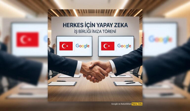 Google ve Bakanlıktan Yapay Zeka İçin Dev Hamle