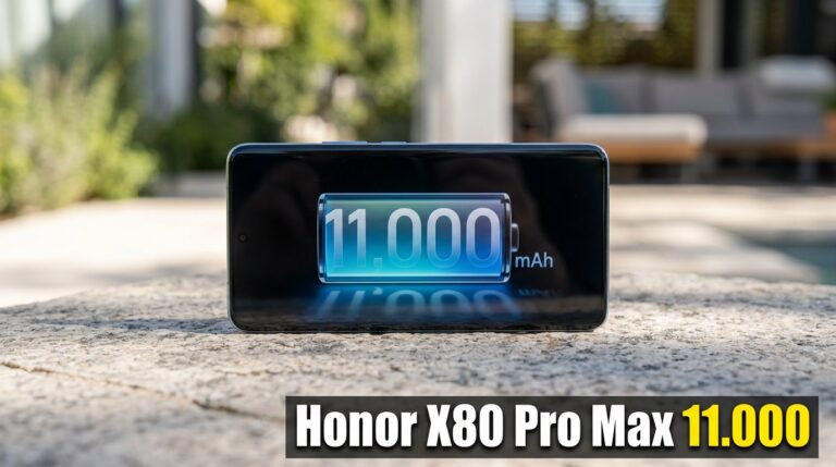 Honor X80 Pro Max 11.000 mAh Batarya ile Şaşırtıyor