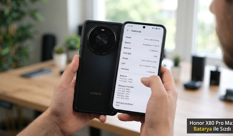 Honor X80 Pro Max Dev 11.000mAh Batarya ile Sızdı