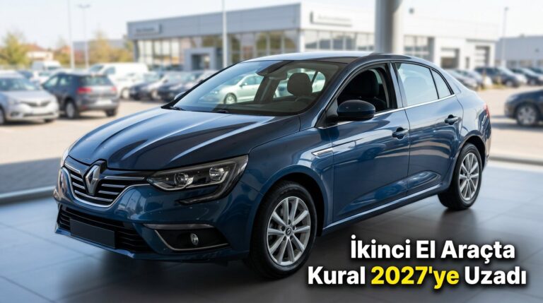 İkinci El Araçta 6 Ay 6 Bin KM Kuralı 2027'ye Uzadı