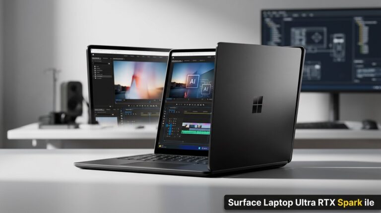 Microsoft Surface Laptop Ultra RTX Spark ile Geldi