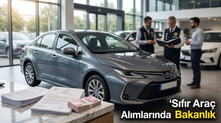Sıfır Araç Alımlarında Bakanlık İncelemesi Başladı