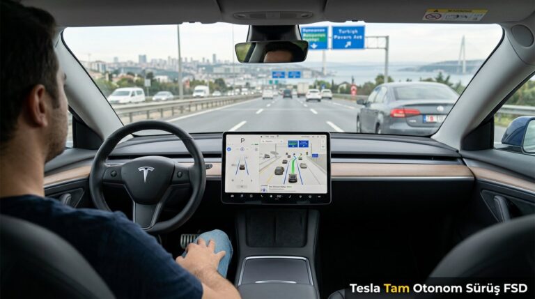 Tesla Tam Otonom Sürüş FSD Türkiye'ye Geliyor