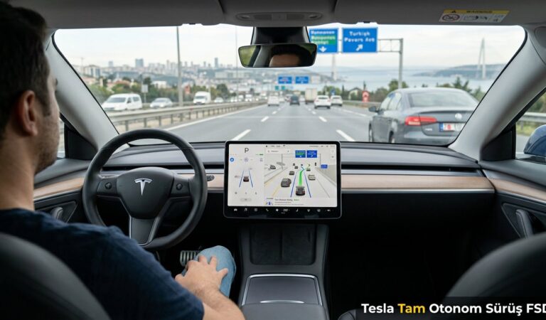 Tesla Tam Otonom Sürüş FSD Türkiye’ye Geliyor