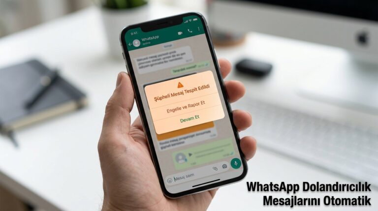 WhatsApp Dolandırıcılık Mesajlarını Otomatik Tespit Edecek