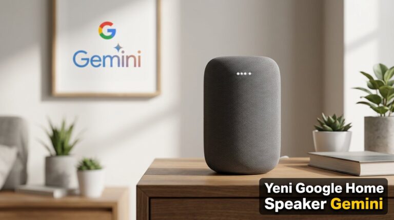 Yeni Google Home Speaker Gemini Yapay Zeka ile Geliyor