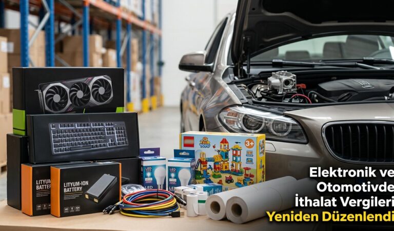 Elektronik ve Otomotivde İthalat Vergileri Yeniden Düzenlendi