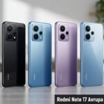 Redmi Note 17 Avrupa Satış Fiyatları Açıklandı