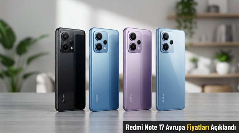 Redmi Note 17 Avrupa Satış Fiyatları Açıklandı