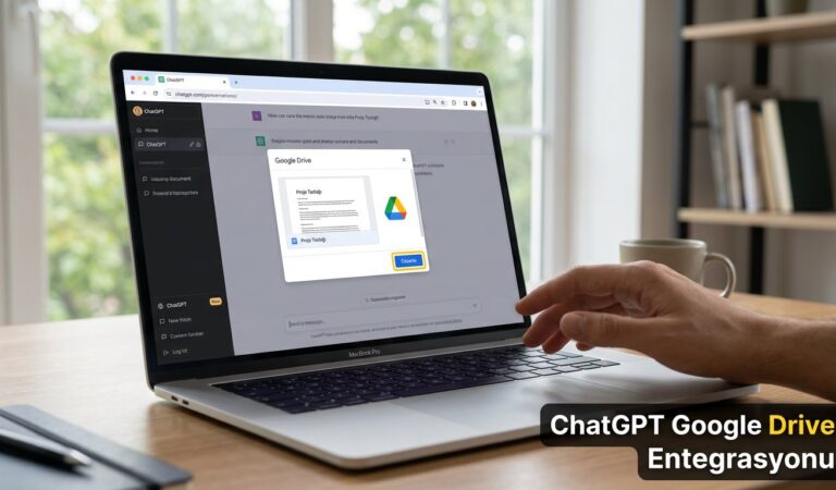 ChatGPT Google Drive Entegrasyonu ile Düzenleme Yapıyor