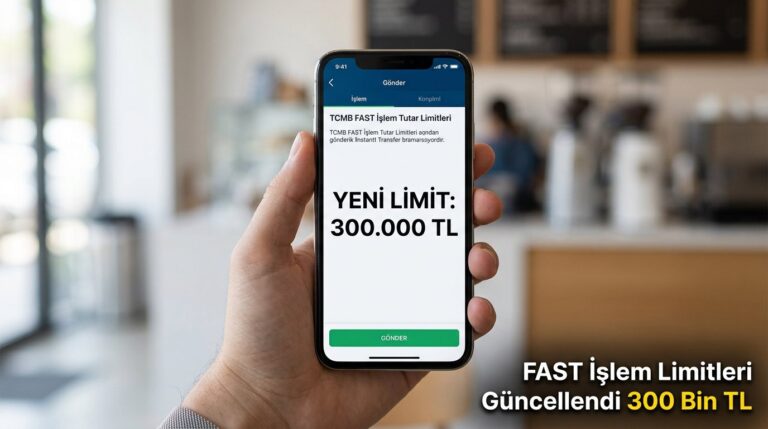 FAST İşlem Limitleri Güncellendi: Yeni Sınır 300 Bin TL