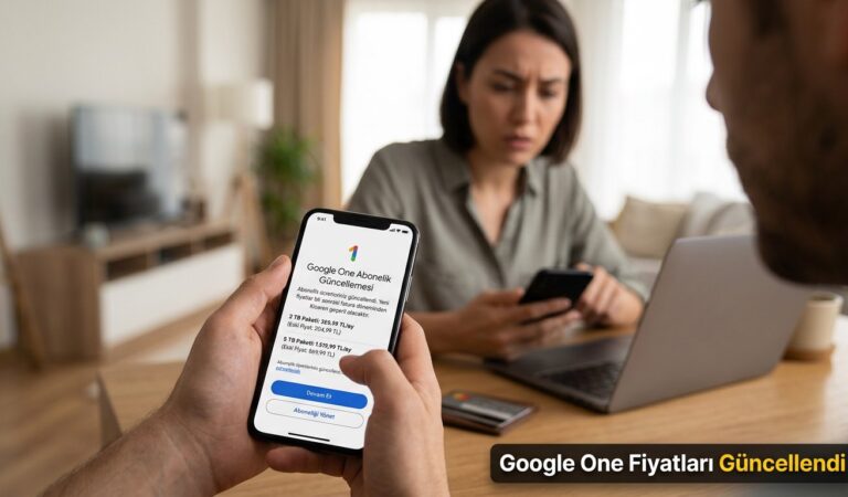 Google One Fiyatları Güncellendi: Yeni Zamlar Belli Oldu