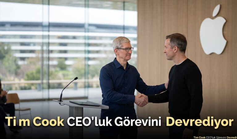 Tim Cook CEO’luk Görevini Devrediyor Apple’da Yeni Dönem